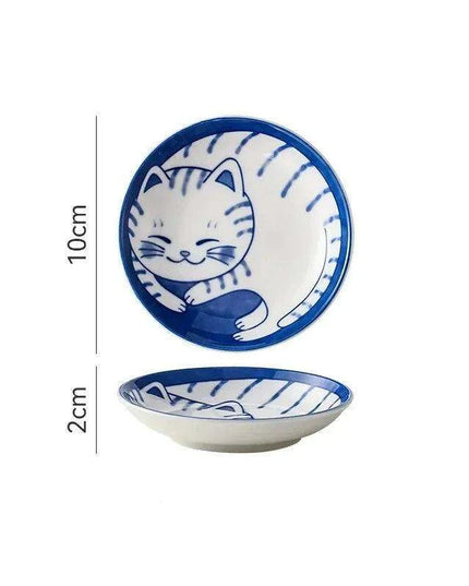 Playful Japanese Cat Ceramic Bowl Collection - Elevate Your Dining with Whimsical Delight