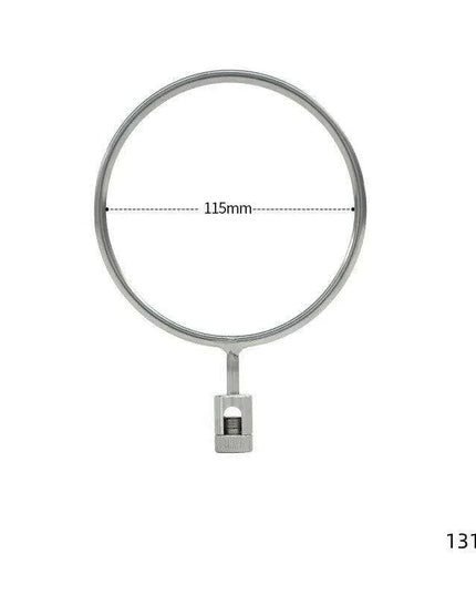 Multi-Functional Stainless Steel Camping Gear Organizer with Built-in Light Stand and Storage Solutions