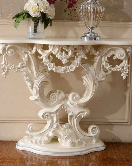 European Vintage Console Table - Classic Entryway Storage Solution