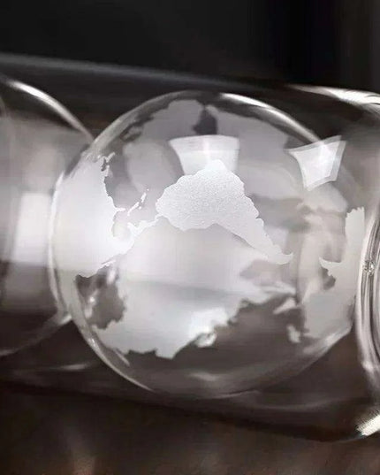 Sophisticated Double-Walled Globe-Shaped Glass Cup for All Your Favorite Drinks