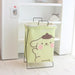 Hello Kitty Stylish Foldable Laundry Hamper: Sturdy Iron Frame & Waterproof Design - Spacious Organizer