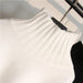 Chic Ribbed Turtleneck Pullover - Stylish Fit, Cozy Comfort