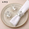 6PCS Crown Napkin Ring, Beautiful Metal Alloy Napkins Buckle, Wedding Event Birthdays Festivals Crafts Holder Party Supplies 6pcs-crown-napkin-ring-beautiful-metal-alloy-napkins-buckle-wedding-event-birthdays-festivals-crafts-holder-party-supplies