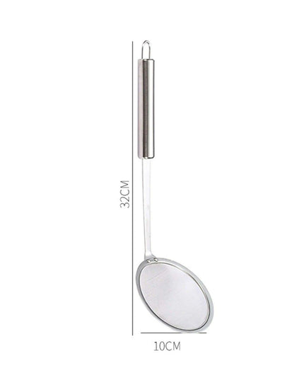 Precision Stainless Steel Skimmer Spoon for Effortless Cooking and Filtration