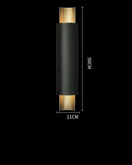 Luxurious Copper Finish Crystal Water Droplet LED Wall Light - Nordic Modern Design