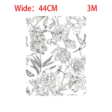 3M Self-Adhesive PVC Wallpaper - Durable & Easy to Apply Bedroom Decor