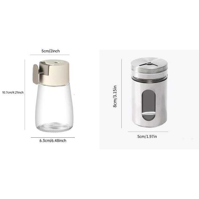 Seasoning on the Go: Portable Glass Salt Shaker for Instant Flavor Boost
