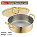 304 Stainless Steel 3-Layer Clear Soup Pot - Commercial Double Flavor Hotpot