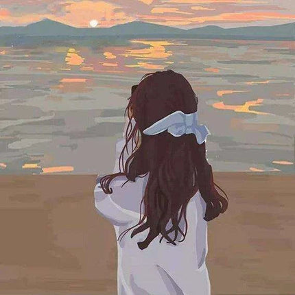 Imagination Journey Paint-By-Numbers Landscape Kit for Kids - Fun DIY Art Set