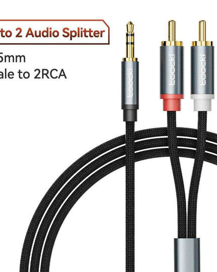 Superior RCA Audio Splitter Cable: Enhance Your Sound Quality with Effortless 3.5mm Connectivity