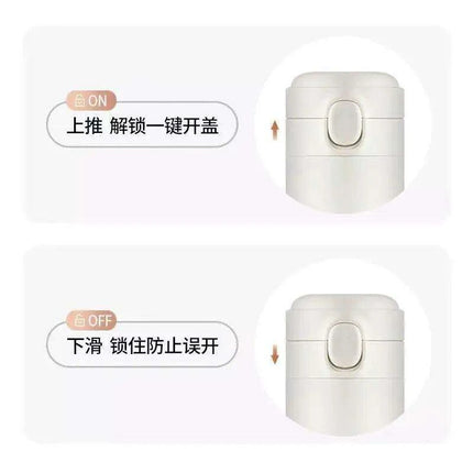 Cartoon KEROKERO KEROPPI Large Capacity Thermos Cup