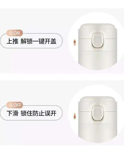 Cartoon KEROKERO KEROPPI Large Capacity Thermos Cup