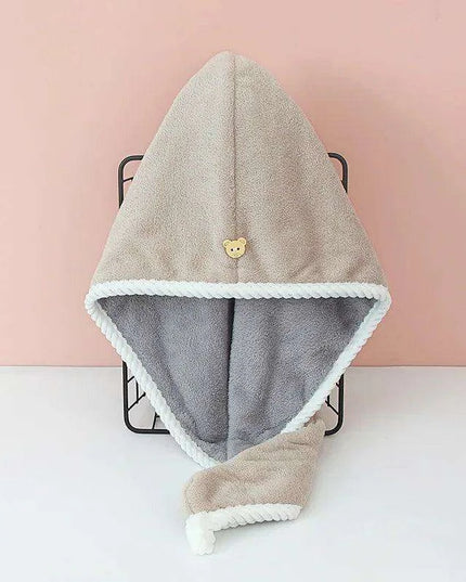 Ultra-Fast Microfiber Hair Drying Cap for Women - Elegant Absorbent Towel Turban