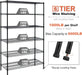 Heavy-Duty Adjustable Metal Storage Rack with 6000 lbs Capacity and Versatile Shelving Options
