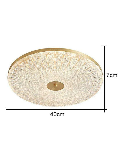 Chic LED Round Acrylic Ceiling Light for Luxurious Home Decor