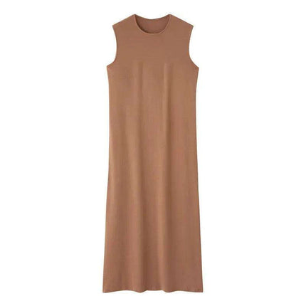 Elegant Ruffle Maxi Dress & Lettuce Edge Cardigan Set for Women