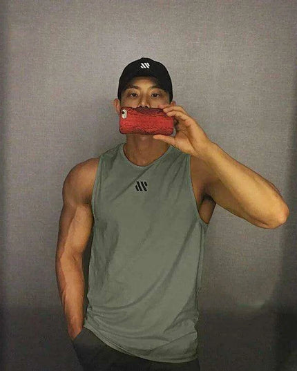 Men's Summer Tactical Mesh Sleeveless Training Vest - Breathable Gym Sports T-shirt for Running and Muscle Workouts