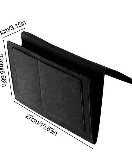 Chic Felt Wall Organizer - Stylish Non-Slip Storage Solution for Bedside Essentials