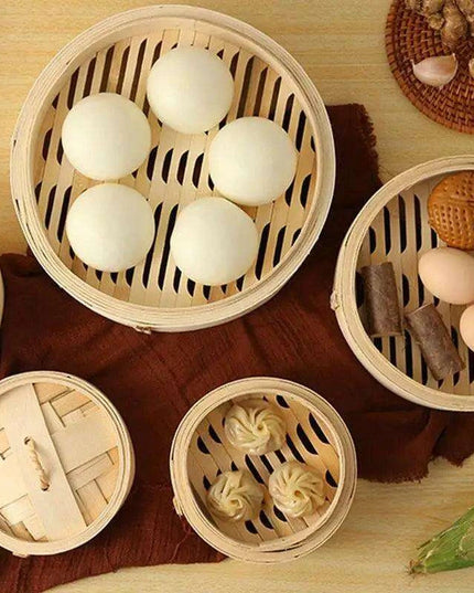 Bamboo Steaming Set for Healthy Cooking and Delicious Dumplings