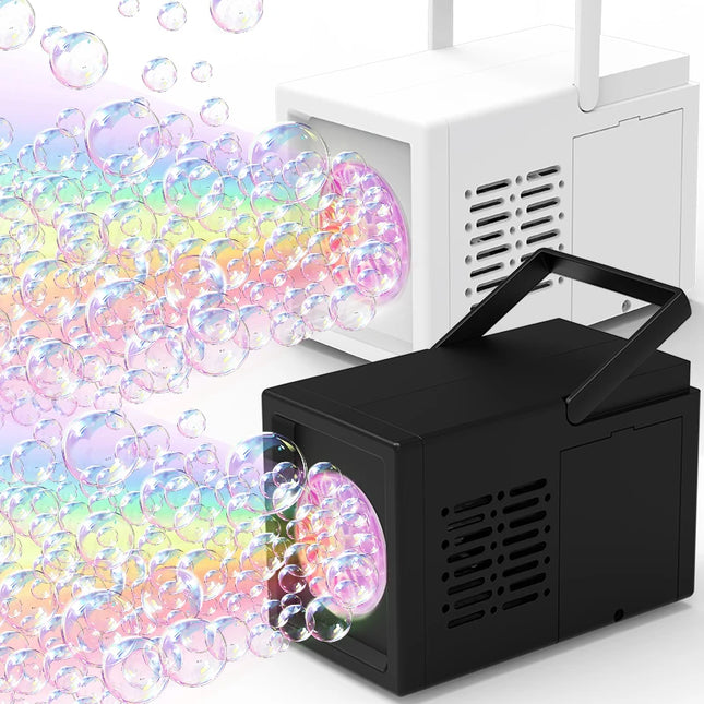 10-Hole Automatic Handheld Electric Bubble Machine for Parties & Events