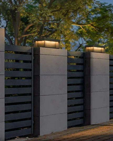 Elegant Waterproof LED Pillar Top Light for Outdoor Ambiance – Perfect for Streets, Fences, and Landscapes