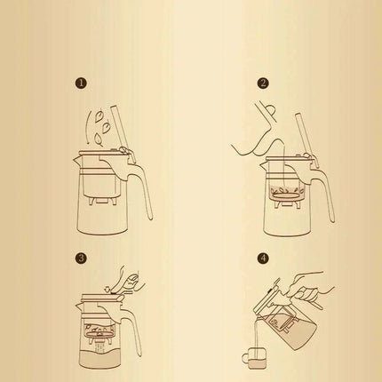 Elegant One-Touch Infuser Glass Teapot for Effortless Brewing Mastery