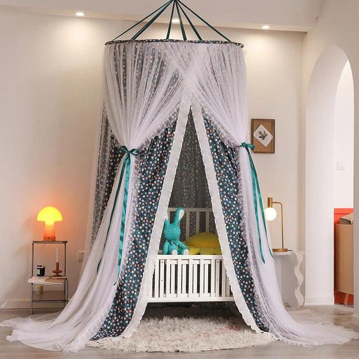 Double Layer Lace Bed Canopy - Transform Your Bedroom into a Dreamy Oasis