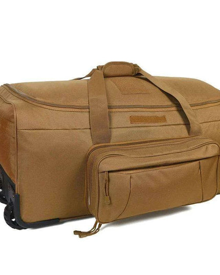 Premium Heavy-Duty Wheeled Tactical Duffel Bag for Adventurers and Travelers