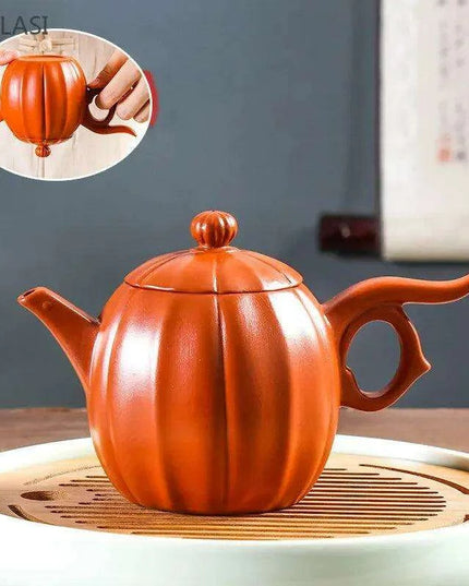 Artisan Handcrafted Mud Teapot - Dual Capacity Infuser with Precision Brewing System