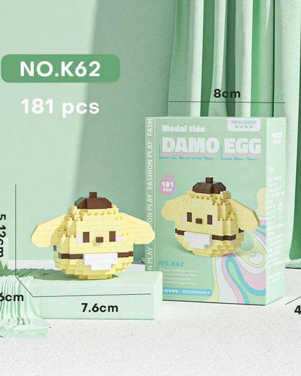 Sanrio Character Building Block Set - Whimsical Decor and Creative Play for Girls
