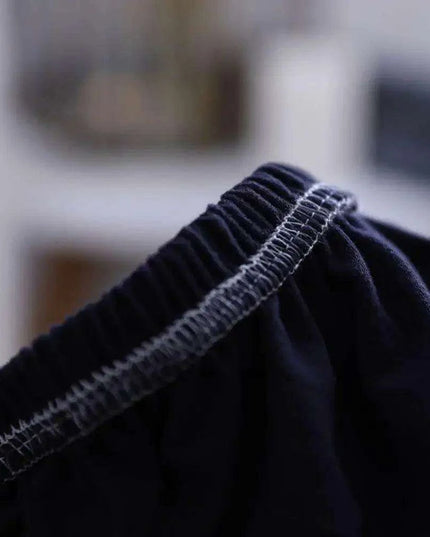 Elegant Nordic Dark Blue Stretch Chair Cover - Premium Spandex/Polyester for Events and Banquets