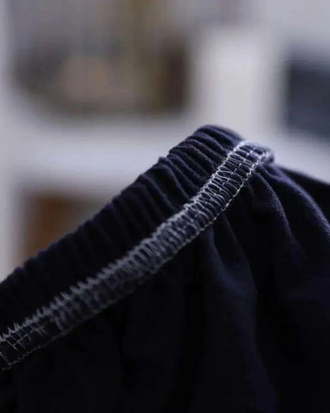 Elegant Nordic Dark Blue Stretch Chair Cover - Premium Spandex/Polyester for Events and Banquets