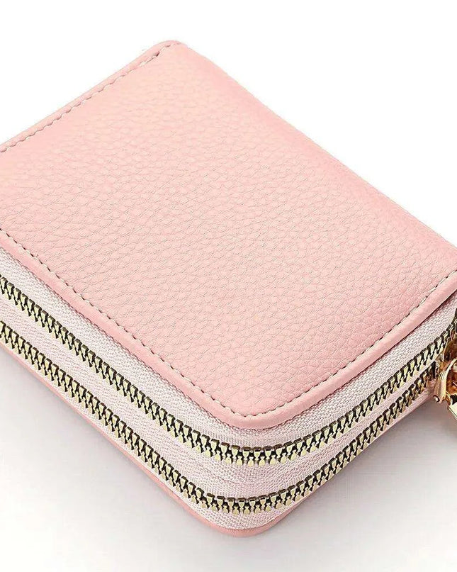 Lychee-Inspired Chic Zip Wallet - Stylish & Practical