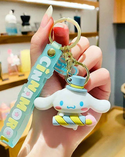 Cinnamoroll Character Keychain - Whimsical Bag and Key Charm for a Playful Touch