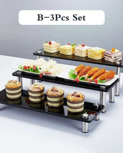 Elegant 3-Tier Acrylic Dessert Display Stand for Celebrations and Gatherings
