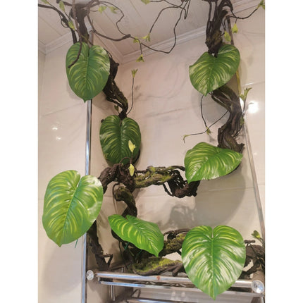 Flexible Artificial Rattan Vine — 5.57 ft, Bendable Iron Wire, Indoor & Pet Decor