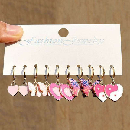 Playful Creatures Earring Set - A Fun Twist for Your Style