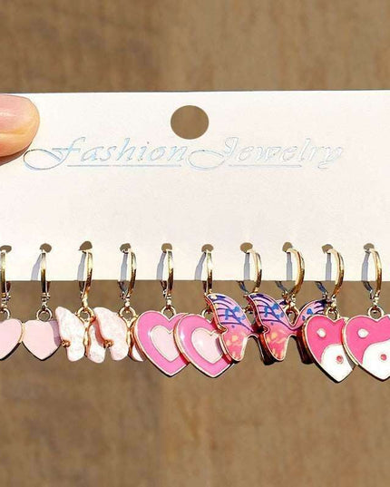 Playful Creatures Earring Set - A Fun Twist for Your Style