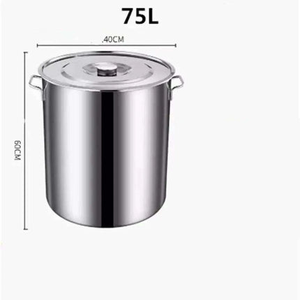 Versatile Stainless Steel Cooking Pot Set with Handle for Easy Transport