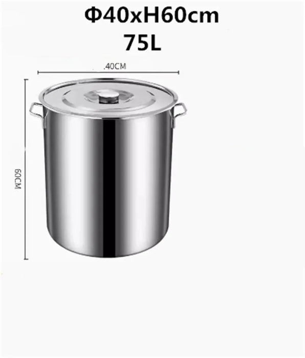 Versatile Stainless Steel Cooking Pot Set with Handle for Easy Transport