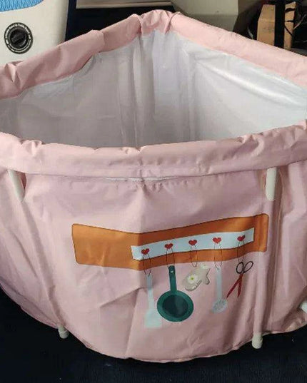 Portable Spa Bath: Compact Folding Adult Bathtub with Sauna Insulation for Relaxation
