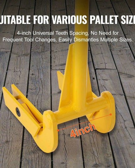 Heavy-Duty 41-Inch Carbon Steel Pallet Pry Bar Tool for Efficient Woodworking