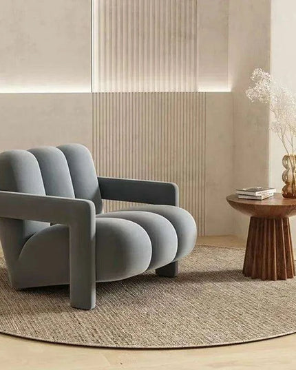 Chic Contemporary Leather Armchair Pair: Stylish Seating for Your Home