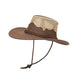 Men's Versatile Adjustable Straw Cowboy Hat for Beach and Outdoor Fun