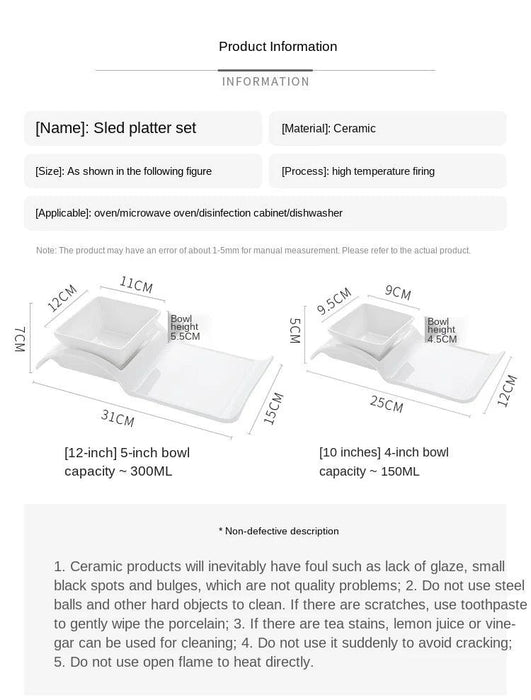 Sophisticated Japanese Ceramic Dining Set: A Luxurious Experience for Every Occasion