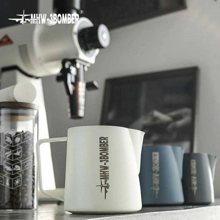 Stylish Pink Stainless Steel Milk Frother Set - Professional Barista Edition for Latte Art 500/600ml