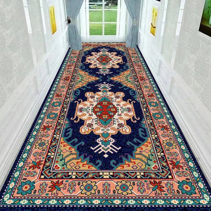Retro Persian Long Runner Rug — Non-Slip, Boho Hallway Carpet | Très Élite
