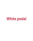 White pedal