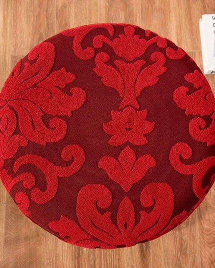 Elegant Stretch Jacquard Chair Protector Cover for Round Seats