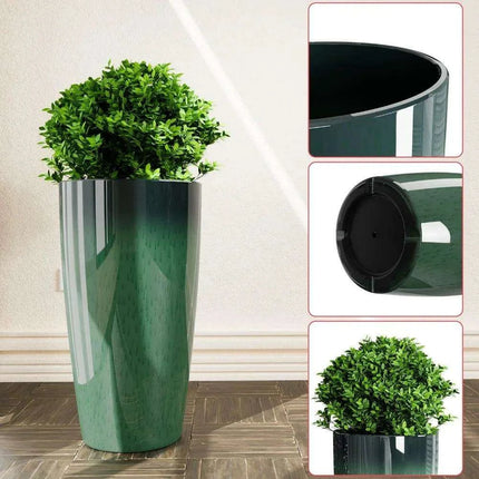 Eco-Friendly 21-Inch Tall Outdoor Planter Set - Stylish and Durable Design